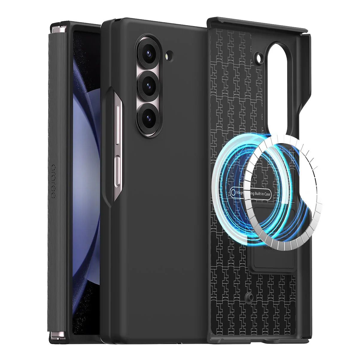 Araree Samsung Z Fold 6 Aero Flex Magsafe Case - Black - Tashqila Araree Samsung Z Fold 6 Aero Flex Magsafe Case - Black - Tashqila